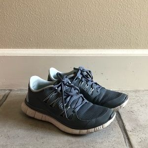 Nike Free 5.0 Gray & White Size 7 Women’s
